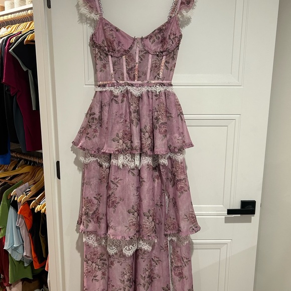 V Chapman LN Prom Dress Sz 4 - Picture 5 of 5